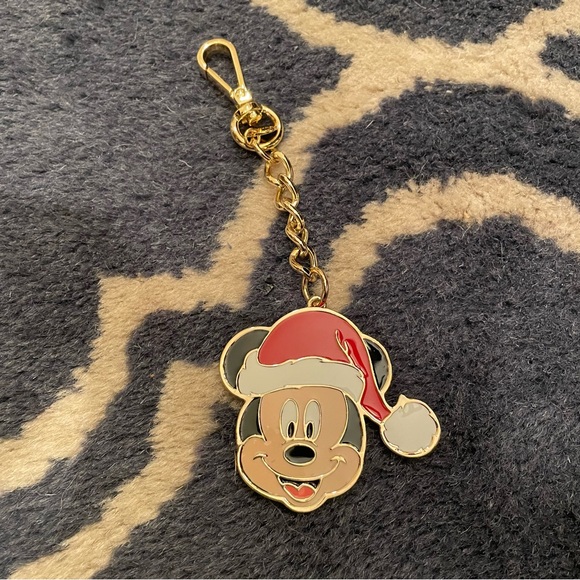 SCL x Disney Santa Mickey Bag Charm